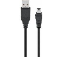 Goobay 93623 USB 2.0 Hi-Speed cable, 1.5 m Black aksesuārs