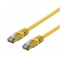 Deltaco Patch cable S/ FTP Cat6 250MHz LSZH 2m yellow aksesuārs