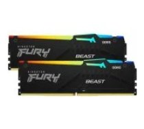 Kingston Fury Beast RGB 2x8GB DDR5 6000MHz UDIMM KF560C36BBEAK2-16 operatīvā atmiņa