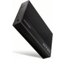 Axagon External HDD/ SSD Enclosure 3.5" USB 3.2 Black EE35-GTR aksesuārs