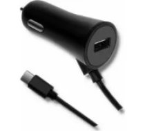 Qoltec Induction car charger QC USB-C Black lādētājs