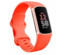 Fitbit Charge 6 Coral/ Champagne Gold viedpulkstenis