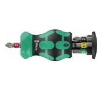 Wera Wera Kraftform Kompakt Stubby Magazine RA 2, bit set black/ green, 6-pi Aksesuārs
