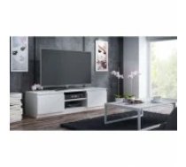 TOP E SHOP Topeshop Nowoczesny stolik szafka rtv lcd 140cm kolor biała Mēbeles