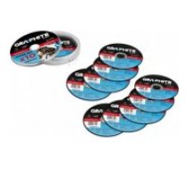 Topex Topex Metal cutting disc 125x1.0x22.2mm, 41 A60-T-BF, 10pcs. (55H Aksesuārs