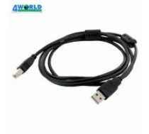 Riff 05351 USB 2.0 A-plug AM-BM Printer Cable 1.4m Black aksesuārs