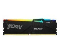 Kingston Fury Beast RGB Black 16GB DDR5 6800MHZ DIMM KF568C34BBEA-16 operatīvā atmiņa