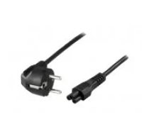 Deltaco Power cable angled CEE 7/ 7 C5 2m Black aksesuārs
