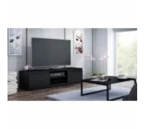 TOP E SHOP Topeshop Nowoczesny stolik szafka rtv lcd 120cm kolor czarny Mēbeles