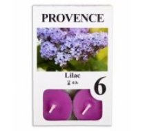 PROVENCE Tealights Lilac 6pcs Svece