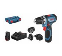Bosch GSR 12V-15 FC LB 2x2.0/ 4xGFA/ 12V-40 Urbjmašīna