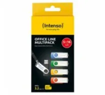 Intenso 16GB Office Line USB-A 3.2 3543575 5pcs USB flash
