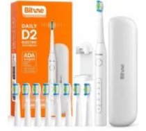 Bitvae D2 Electric toothbrush x8 brushes / travel case / holder / cable White zobu birste