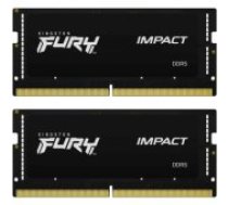 Kingston Fury Impact Black 2x16GB DDR5 4800MHZ SO-DIMM KF548S38IBK2-32 operatīvā atmiņa