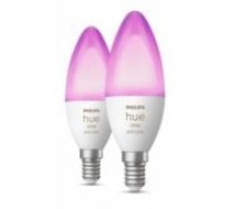 Philips Hue WCA 4W B39 E14 2pcs Viedā spuldze