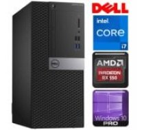 Dell OptiPlex 5050 MT i7-7700 16GB 1TB SSD M.2 NVME RX550 4GB Win10P ReNew dators