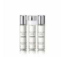 Chanel Allure Homme Sport Set 3x EDT Travel Spray Refill 20ml Parfīms