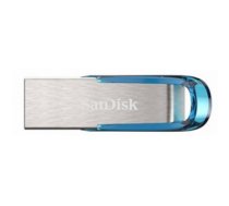 USB atmiņas karte SanDisk Ultra Flair 128GB Blue/Silver
