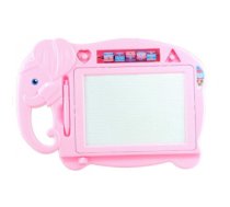 Magnetic Drawing Board Pink Elephant with Stamps