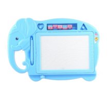Magnetic Drawing Board Blue Elephant with Stamps