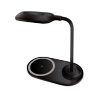 Galda lampa PLATINET DESK LAMP WIRELESS CHARGER 5W BLACK [45248] PDL1930B