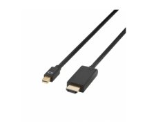 Kabelis Brackton mini DisplayPort Male - HDMI Male with IC-Chip 2.0m 4K