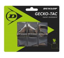 Tennis racket overgrip DUNLOP GECKO-TAC 3pcs. black