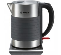 Tējkanna Bosch TWK7S05 electric kettle 1.7 L 2200 W Black, Grey