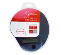 Paliktnis pelei Gembird MP-GEL-BLACK mouse pad