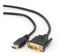 Kabelis Gembird 3m, HDMI/DVI, M/M DVI-D Black