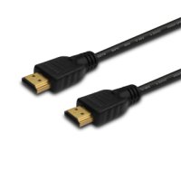 Kabelis Savio CL-01 HDMI cable 1.5 m HDMI Type A (Standard) Black