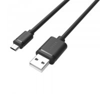 Kabelis UNITEK Y-C451GBK USB cable 1 m USB 2.0 USB A Micro-USB B Black