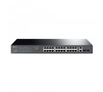 Komutators (Switch) TP-Link 28-Port Gigabit Easy Smart Switch with 24-Port PoE+