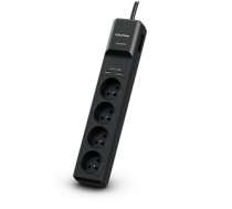 CyberPower Tracer III P0420SUD0-FR surge protector Black 4 AC outlet(s) 200 - 250 V 1.8 m