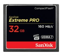 Atmiņas karte SanDisk 32GB Extreme Pro CF 160MB/s CompactFlash