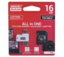 Atmiņas karte Goodram M1A4-0160R12 memory card 16 GB MicroSDHC Class 10 UHS-I