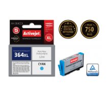 Toneris Activejet AH-364CCX Ink Cartridge (replacement for HP 364XL CB323EE; Premium; 12 ml; cyan)