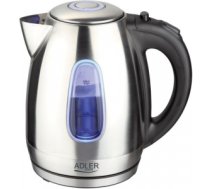 Tējkanna Adler AD 1223 electric kettle 1.7 L Black,Stainless steel 2200 W