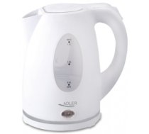 Tējkanna Adler AD1207 electric kettle 1.5 L White 2000 W