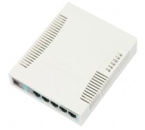 Komutators (Switch) Mikrotik RB260GS Gigabit Ethernet (10/100/1000) Power over Ethernet (PoE) White