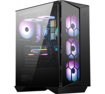 Korpuss MSI MPG GUNGNIR 110R Mid Tower Gaming Computer Case Black, USB 3.2 Gen2 Type C, 4x 120mm ARGB Fan, Mystic Light Sync, 1 to 6 ARGB Control board, 2x Tempered Glass Panels, ATX, mATX, mini-ITX