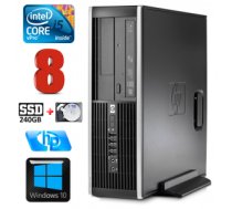 HP 8100 Elite SFF i5-650 8GB 240SSD+1TB DVD WIN10