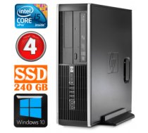 Personālais dators HP 8100 Elite SFF i5-650 4GB 240SSD DVD WIN10