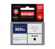 Toneris Activejet AH-303BRX Ink Cartridge (replacement for HP 303XL T6N04AE; Premium; 20ml; black)
