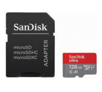 Atmiņas karte SanDisk Ultra Light microSDXC 128GB + SD Adapter