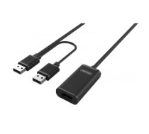 Kabelis Active extension cable USB 2.0, 20m; Y-279