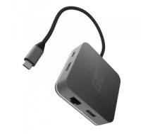 USB hub Hub USB-C GC 6w1 3xUSB 3.0, HDMI, RJ45 (Ethernet), USB-C PD
