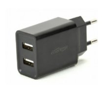 Auto lādētājs Energenie 2-port Universal USB Charger Black