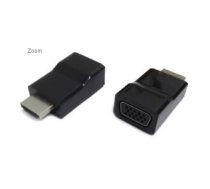 Kabelis Gembird | Black | HDMI | VGA | HDMI to VGA adapter, single port