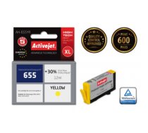 Toneris Activejet AH-655YR ink (replacement for HP 655 CZ112AE; Premium; 12 ml; yellow)